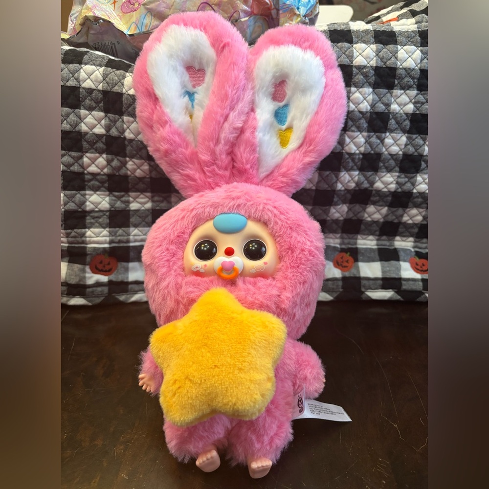 Baby Three (BB3) Lily Rabbit Town V3 - hot pink bunny with pacifier